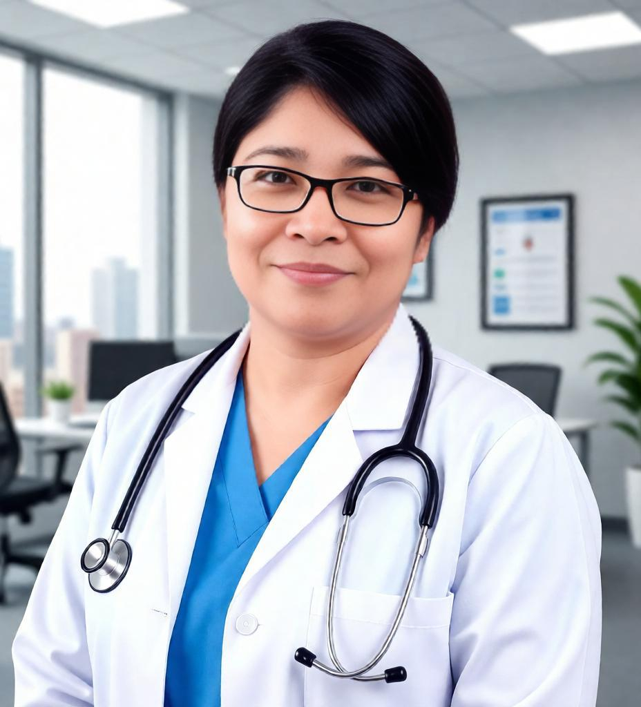 Dr. Runa Akter Consulting Patient
